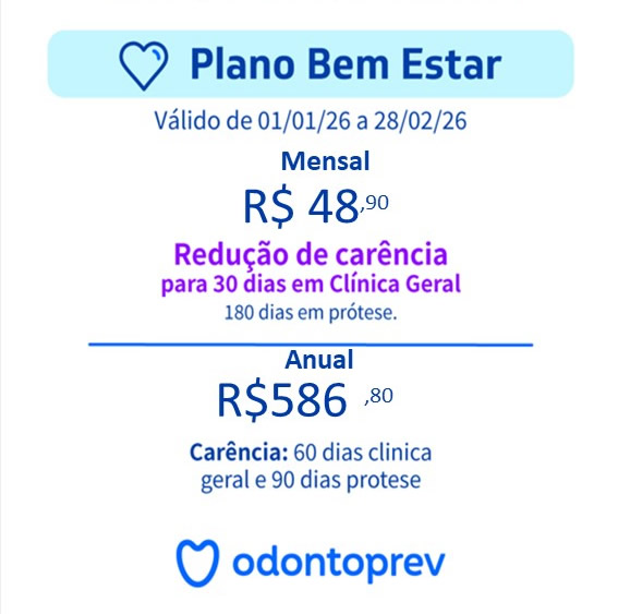 Bem Estar - Cardápio Individual_com redução de carência Valor